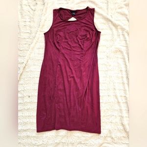 Ashley Stewart Plum Midi Dress